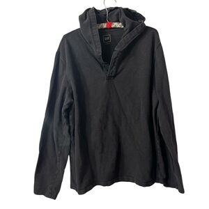 GAP Vintage Black Men's 100% Cotton Hoodie Sweater Size XL